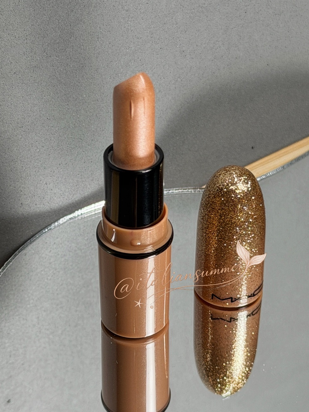 MAC Mini Metallic Lipstick Official Star 1.8g NEW No Box Limited Edition RARE